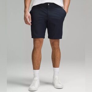 Lululemon ABC Classic-Fit Shorts 9" Warpstreme Classic Navy Mens size 38